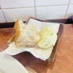 パポッキオ - ピッツアセットにもついてるパン２種