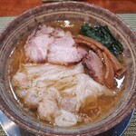 らーめん梶原 - ワンタン塩らーめん