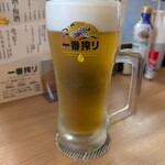 魚平 - 一番搾り生大（950円）