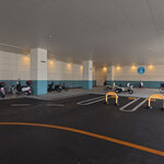 サンエー - 広い屋根下駐輪場。駐輪場はここ以外にもあります。