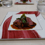 トゥ・ラ・ジョア - 2014.09　ディナー　熊本赤牛のジロールソース