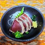味処 まるたか - 本日の刺身（カツオのたたき）