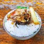 味処 まるたか - 煮汁ご飯（自己流）