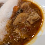 トプカ - 今回は辛いインドカレーから行きました。旨いです。