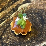 プレゼンテ スギ - 千葉の魅力
      　伊勢海老×塩麹
      　伊勢海老パウダー+ホワイトチョコレート
      　生チョコレート
      　伊勢海老の頭と野菜のスープ×ゼラチンのシート
      　スナップエンドウの新芽