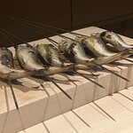 にしの - 鮎の炭火焼き