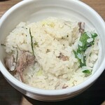焼肉あきら - 牛テールの土鍋ご飯