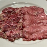 焼肉あきら - タンシタ、上タン