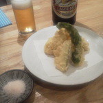 手打ちうどん ほそ井 - 鱧の天ぷら