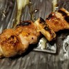 鶏と鉄板焼 宮本 - 串・ねぎ間。