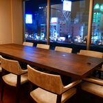 しらに田 - 那珂川の夜景を見晴らす個室（10名）