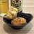 福すけ - 料理写真:ちょい飲みセット(鶏天+メンチカツ)