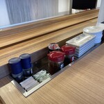 じゅうじゅうカルビ - テーブル調味料