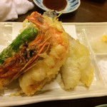 鮨 なか田 - 天ぷら盛り合わせ