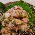 釣りあじ食堂 - 金あじ なめろう