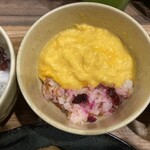 hotel MONday - 京風オムライス(ライスはしば漬けとちりめん山椒ごはん)卵がふわふわでした。