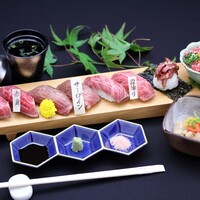 松阪牛肉寿司盛り合わせ(8貫)