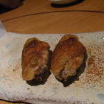 じどりや 穏座 - 焼物　手羽先塩焼き