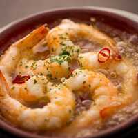 海老のアヒージョ