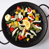 イカ墨のパエリア