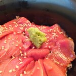 鮪成人 - 鮪漬丼セット（フライ一品）