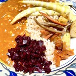 ベジーオーガニック - カレーに添えてみた