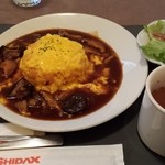シダックス - きのことなすのとろ～りオムライス
