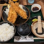 とんかつ こころ - 穴子フライ定食