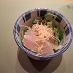 伊豆の旬 やんも - 鯛のマリネサラダです。（前菜）