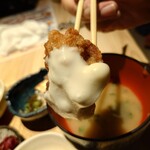 個室居酒屋 笑衛門 - 後半は味変でマヨを。