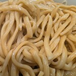 ラーメン二郎 - 麺。小麦の風味がタマランチ会長(^q^)
