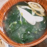 おむすびカフェ パンダ - 味噌汁