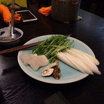 うえ村 - フグ鍋の準備