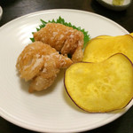 うえ村 - ハモの唐揚げ　贅沢にそのままガブっと