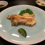 うえ村 - フグ焼き　超もっちり香りも芳醇