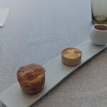 RISTORANTE OZIO - ガスパチョ、プティキッシュロレーヌ、グジェール