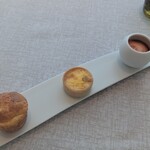 RISTORANTE OZIO - ガスパチョ、プティキッシュロレーヌ、グジェール