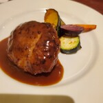 ビストロ えびすや - ハンバーグがまたすごく美味しい♡デミグラスソース万歳(ﾉ≧∀≦)ﾉ