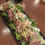 魚の旨い店 - マグロ脳天のスタミナ刺し