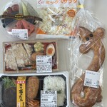 セイミヤ - 料理写真:宮ハンバーグとカニクリームコロッケ弁当　など