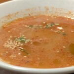 近江牛ホルモン いるもん - ユッケジャンスープ