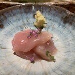 炭焼 おかげさん - 高坂鶏 むね肉 刺身