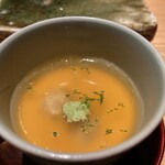 炭焼 おかげさん - 高坂鶏 茶碗蒸し