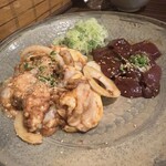 焼肉みずの - 脂付きホルモン・レバー