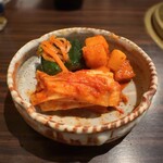 焼肉みずの - キムチの盛り合わせ