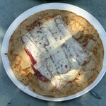 Restaurant De Kraai - Farmer's Pancake（Bacon, Onion, Cheese）（€14.50）