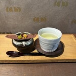 鮨 三心 - 抹茶のプリン