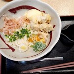 香むぎ - かしわ親子天ぶっかけ(温)