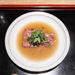 室町 和久傳 - 和牛 花山椒