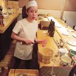 鮨 尚充 - ちえみさんにも追加で握っていただけました